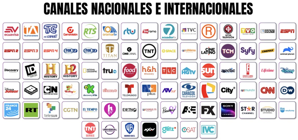 Internet más TV canales nacionales o internacionales de sistelran