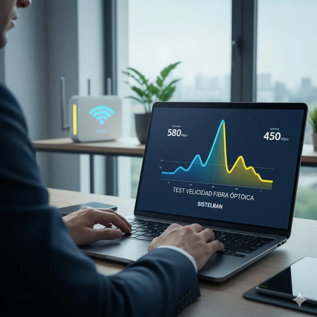 Análisis de velocidad de internet Sistelran